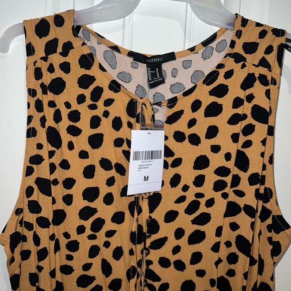 COPY - Leopard Print Lace-Up Tunic - Picture 2 of 3